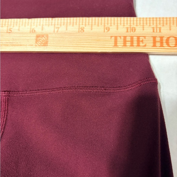 Lululemon Align Plum Shadow (Burgundy) Full Length High-Waisted Leggings. Nulu - Picture 7 of 10